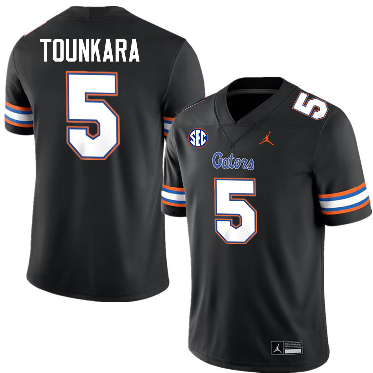Muizz Tounkara Florida Jersey,Florida Gators #5 Muizz Tounkara Uniforms,Jersey Youth-Black Muizz Tounkara Florida Jersey,Florida Gators #5 Muizz Tounkara Uniforms,Jersey Youth-Black